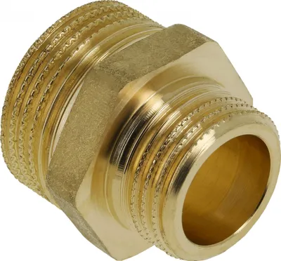 Productafbeelding van Koper adapter - 3/4" x 1/2" mannelijke schroefdraad