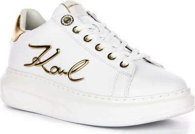 Produktbild von Karl Lagerfeld Kapri Signia LC In White Gold For Women – 7 UK - 40 EU - 9 US / White Gold
