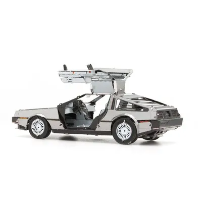 Zdjęcie produktu dla Metal Earth DeLorean, Model samochodu miejskiego, Zestaw montażowy, DeLorean, Każda płeć, Metal, Umiarkowana