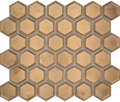 Produktbild von HEXAGON BRONZE HONEYCOMB / 10 Mosaikplatten 14-09BR_f