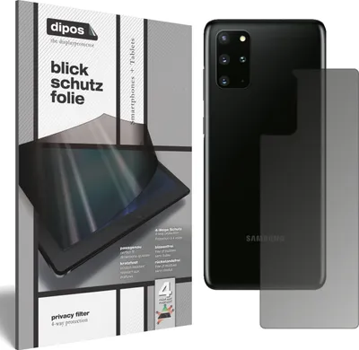 Produktbild von Samsung Galaxy S20 Rückseite Blickschutzfolie matt Schutzfolie Folie Display