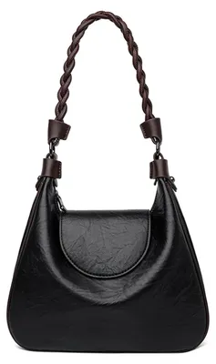 Image de Sac bandoulière pour femmes en cuir PU, avec poignées courtes