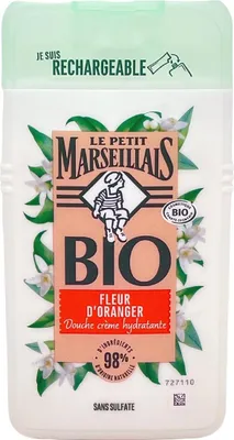 Zdjęcie produktu dla Le Petit Marseillais BIO Żel pod prysznic Kwiat Pomarańczy 250ml - Przyjazny dla skóry z Francji