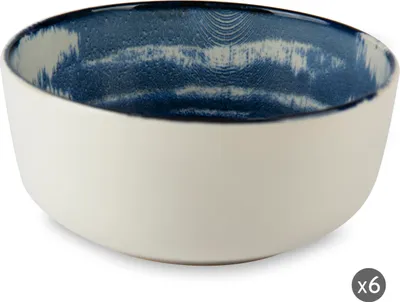 Produktbild von Excelsa Set Von 6 Schalen Ermes Keramik 14,5X6,5 Cm Bunt
