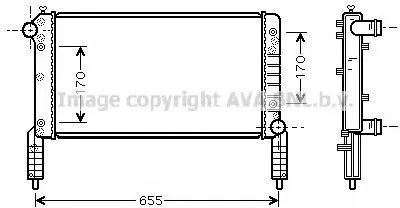 Produktbild von PRASCO FTA2263 Kühler Wasserkühler Motorkühler für FIAT Doblo Cargo (223) Doblo Kombi (119, 223)