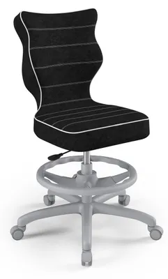 Obrázok produktu pre Kreslo pre mládež Petit, sivá farba, model Visto 01, veľkosť 6, vrátane vankúša