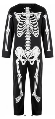 Immagine prodotto di PartyPro Costume Halloween da scheletro 7/9 anni