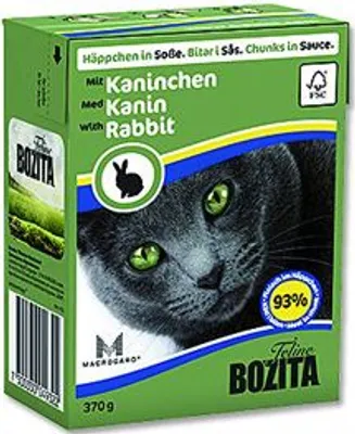 Obrázek produktu pro Bozita 4932, Dospělý jedinec, Králík, 370 g