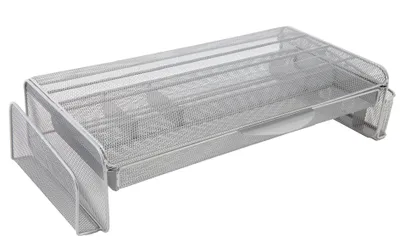 Immagine prodotto di Supporto per monitor ALBA MESHUP M in filo metallico grigio