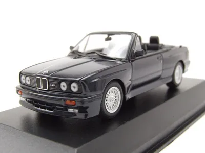 Produktbild von BMW M3 E30 Cabrio 1988 blau metallic Modellauto 1:43 Maxichamps