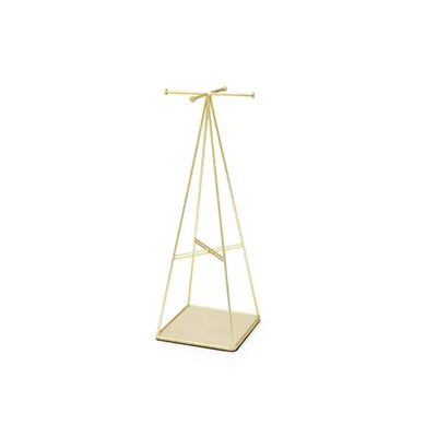 Image de Présentoir à bijoux PRISMA Support pour anneaux or 14x14x36 cm HOMLA
