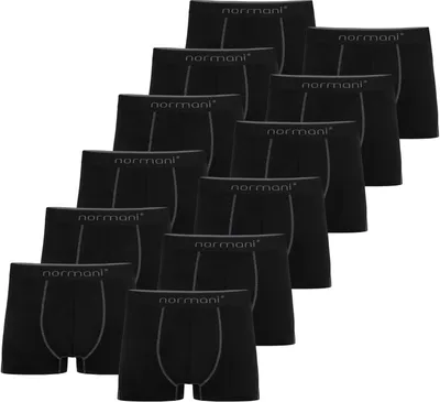 Produktbild von normani 12 x Herren Baumwoll-Boxershorts
