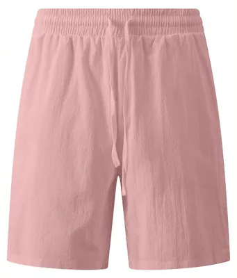 Productafbeelding van Currero Korte Broek Linnen Heren Roze XXL