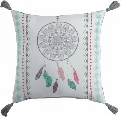 Image de Coussin avec pompons Indila