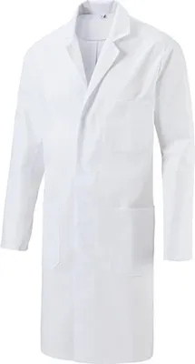 Image de Exner 279 | Manteau unie, Patte de boutonnage cachée - Couleur : White - Taille : XL