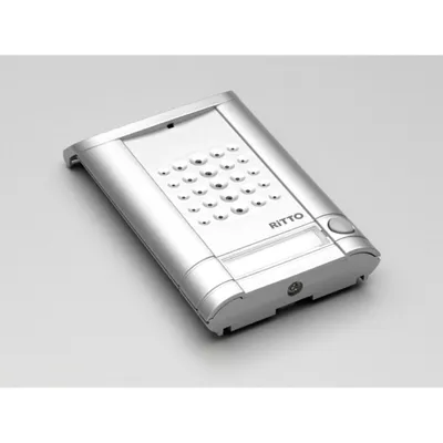 Image de Ritto 1271937 Minivox Station de porte (1 touche) blanc alu