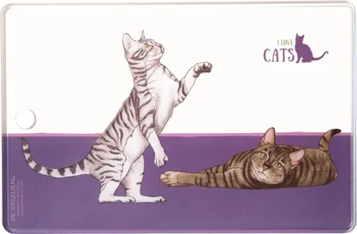Produktbild von Frühstücksbrettchen – I love cats