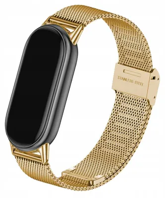 Zdjęcie produktu dla Pasek / bransoleta ChronSmarta do smartband'a Xiaomi Mi Band 8 / 9 / 10 (Złoty)