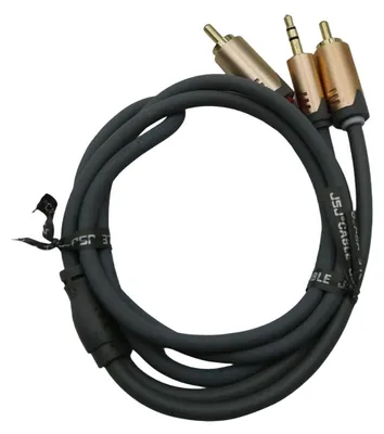 Immagine prodotto di Cavo audio da 3,5 mm, adattatore con due connettori da 3,5 mm, lunghezza 1 metro