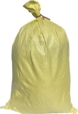 Produktbild von 100x Schwerlastsack Gewebesack Hochwassersack Getreidesack Lagersack PP mit rotem Streifen 500 x 800 mm 30 kg gelb