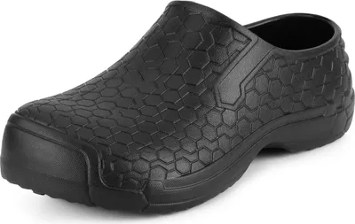 Produktbild von Ladeheid Damen und Herren leichte Eva Clogs Gartenclogs Gartenschuhe LADW009 (Schwarz, 36 EU)