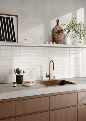 Produktbild von Fliesen Metro PETITE BRICK BIANCO 6,4X20 POLIERT Fioranese
