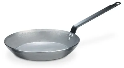 Produktbild von GSW 860529 GastroTraditionell Lyoner Eisen Pfanne - 32cm, Grau