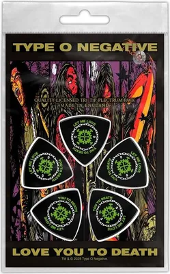 Produktbild von Type O Negative Plektren-Set Love You To Death multicolor Standard