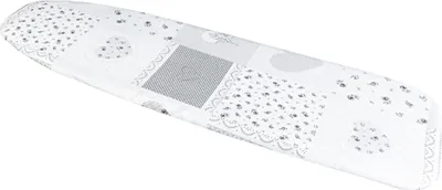 Zdjęcie produktu dla Pokrowiec na deskę do prasowania - długość 110-120 cm i szerokość 30-38 cm - szary