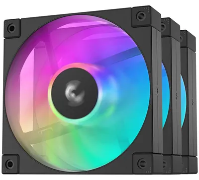 Image de Deepcool R-FD12-BKAPN3-G ARGB-3 IN 1 Performance Ventilateur 120mm Noir 3-Pack
