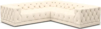 Produktbild von Strukturstoff Ecksofa Meliva Creme
