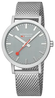 Produktbild von Mondaine Herren Uhr Classic Armbanduhr 40 mm A660.30360.80SBJ Edelstahl
