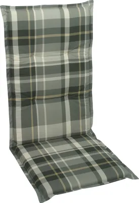 Produktbild von GO-DE Textil, Sessel-Auflage  mittel, Karo grau, 19230-25