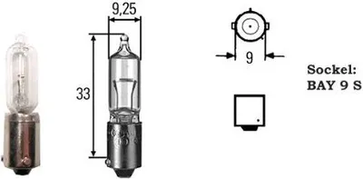 Obrázek produktu pro Philips Vision 12356CP, 21 W, 12 V, H21W, 1 kusů
