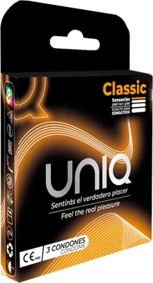Image de Uniq - Classic Préservatifs Sans Latex 3 Unités