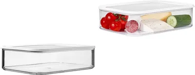 Produktbild von Mepal 2 Stück frühstückdose modula XXL 4800 ml - weiß 106933030600