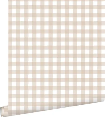 Obrázok produktu pre ESTAhome tapeta károvaný vzor béžová 50 x 900 cm