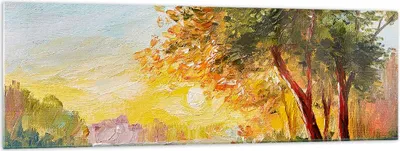 Produktbild von Bilder auf glas - natur natur - 160x50cm - Glasbilder - Wandbilder - Bilder - Kunstdruck - zum Aufhängen bereit - Wanddekoration aus Glas - Glas Bilder - Wandbild auf Glas - Einteilig - GAB160x50-3445
