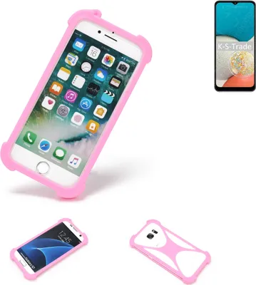Produktbild von K-S-Trade Handy Hülle kompatibel mit Samsung Galaxy Wide5 Schutz Hülle Bumper Silikon Schutz Hülle Cover Case Silikoncase Silikonbumper TPU