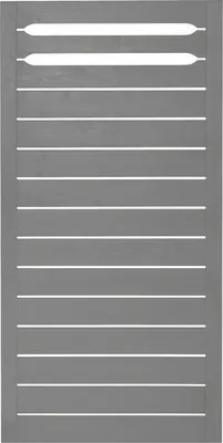 Produktbild von Zaun Teilelement Konsta Ground 90 x 180 cm basaltgrau