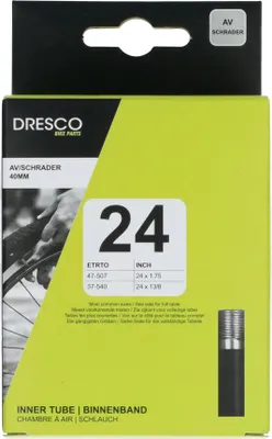 Image de Bande intérieure Dresco 24 x 1.70-2.20 (44/50-507) Schrader 40mm