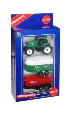 Produktbild von Traktor mit Anhängern (Spielzeug, Fahrzeuge)