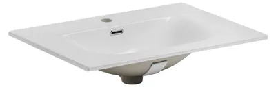 Produktbild von Einbauwaschbecken VELOA 70 cm Keramik weiß glänzend rechteckiges Design