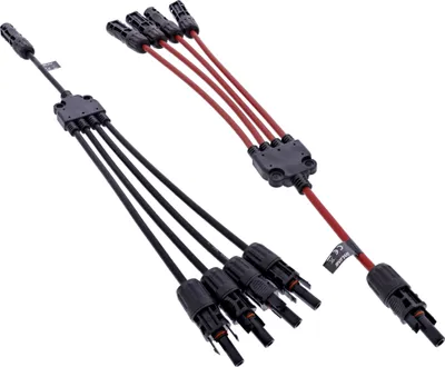 Produktbild von InLine 95040, Kabelsatz, Schwarz, Rot, 5,5 mm, 90 mm, 420 mm, 20 mm