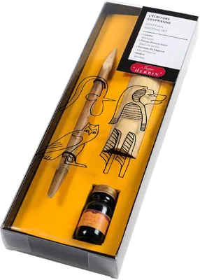 Image de J.Herbin 28000T Kit de calligraphie, L'écriture des Egyptiens