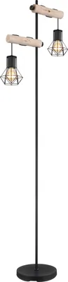 Produktbild von Globo Lighting Stehleuchte Metall schwarz matt, 2x E27