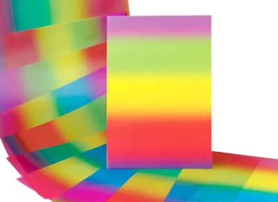 Produktbild von Regenbogen Transparentpapier, 10 Bogen, 34 x 51 cm