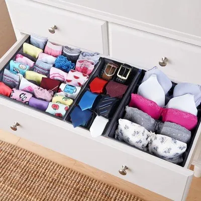 Produktbild von Famanu Socken- und BH-Organizer - Set von 4
