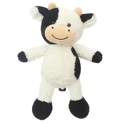 Produktbild von Kuh Kuscheltier 40 cm Weiches Plüschtier Stofftier Schwarz Weiß