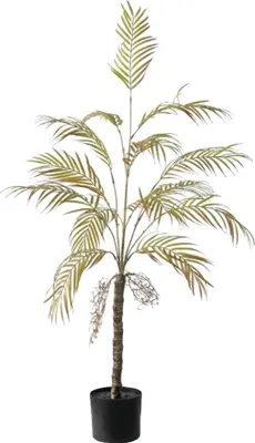 Obrázek produktu pro Umělá palma, realistický design, snadná montáž, 120 cm, červená barva